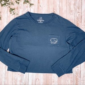 Ivory Ella Dark Blue & Silver Long Sleeve